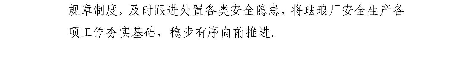 国艺源公司总经理兼珐琅厂党总支书记赵鹏翔 带队开展肖村安全生产检查工作